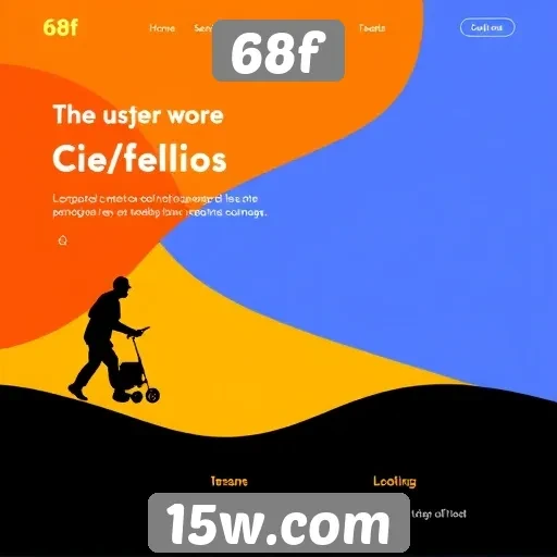 Acessibilidade e design do site 68f analisados